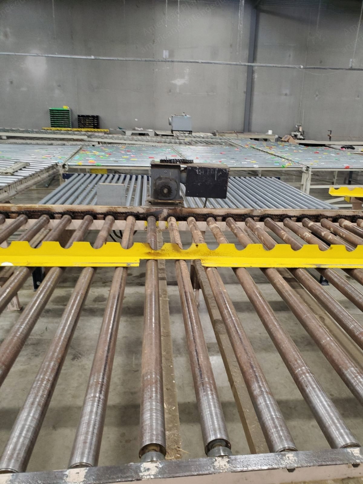 Motorized Conveyor, 91.5 inches wide, 10 feet length, belt-driven