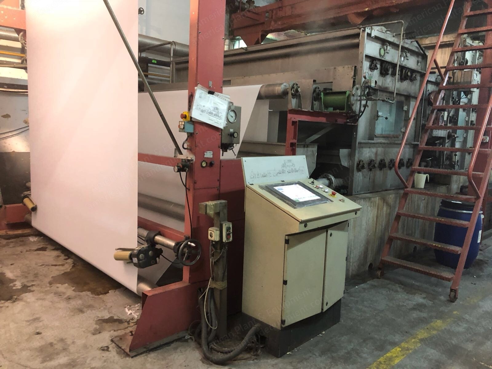 Kusters, 801.10, 1998, Pad Steamer, Width 3200mm, 2 Burners, 5 Wash Boxes