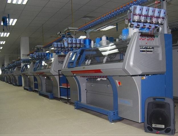 Stoll, CMS 530HP, 2013/2014, Knit and Wear, Gauge E7.2, 26x FKE Yarn Devices, 18x LGL Storage Feeders