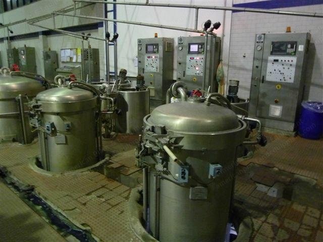Krantz, Jusa, TTT-1300, Thread Dyeing Installation, 8-10 Tons/Day Capacity, Comprising 13 Cone Dyeing Machines