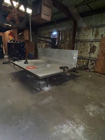 Femco, Vertical Foam Cutting Machine, 72 inch Inside Table, 48 inch Throat Height, Rebuilt