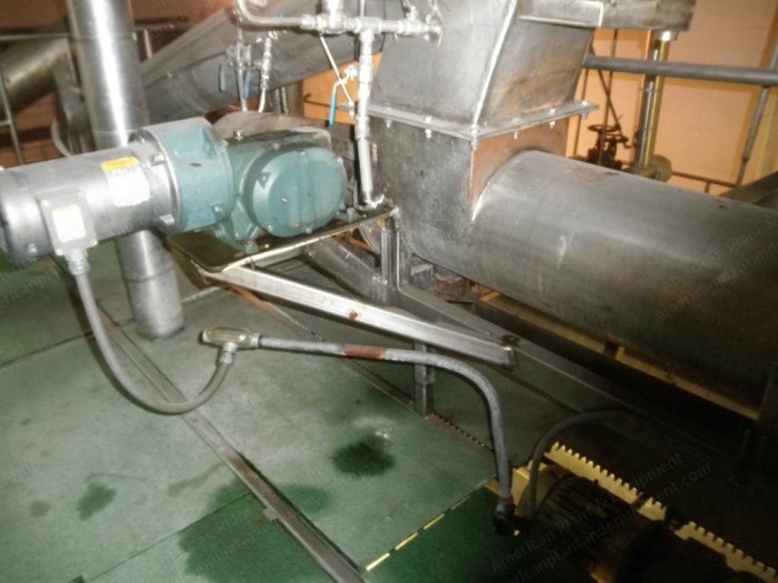 Stainless Steel Screw Conveyor, 12" x 6', 3 HP