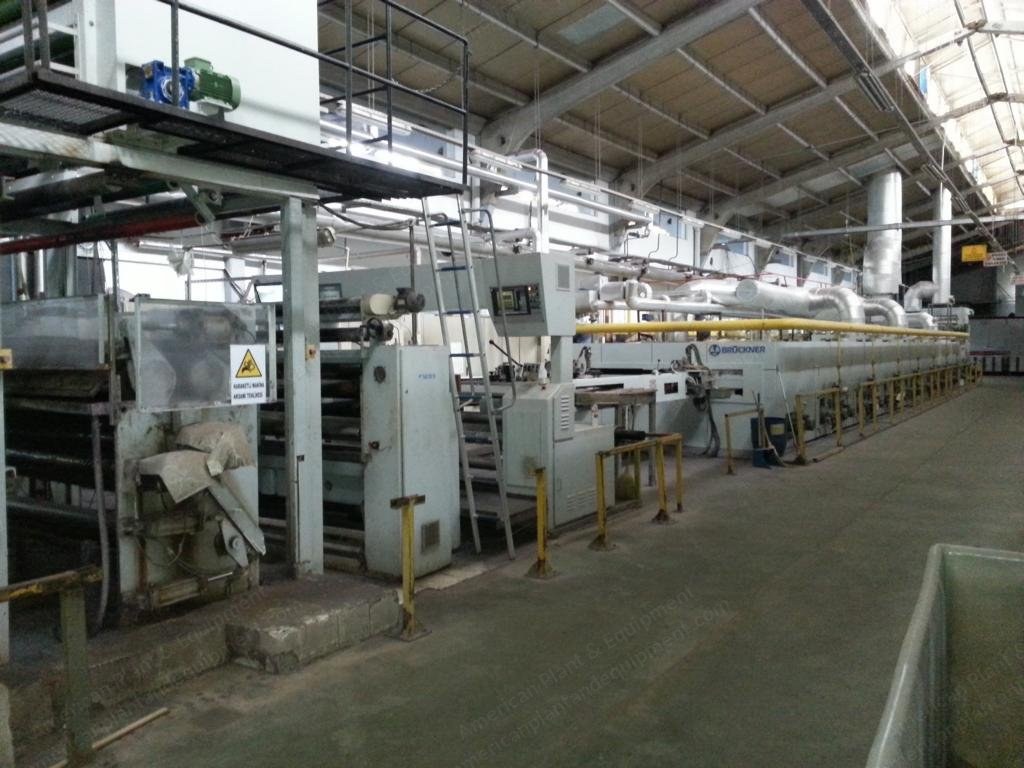 Bruckner, VN24/8, 2003, 2400mm Working Width, 8 Zones, Vertical Needle Chain, Gas/Oil/Steam Heating