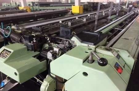 Sulzer, PU 183 MW 110 E10 D2, 1984/1988, Projectile Looms, Working Width 4600mm (183"), Cam Motion E10