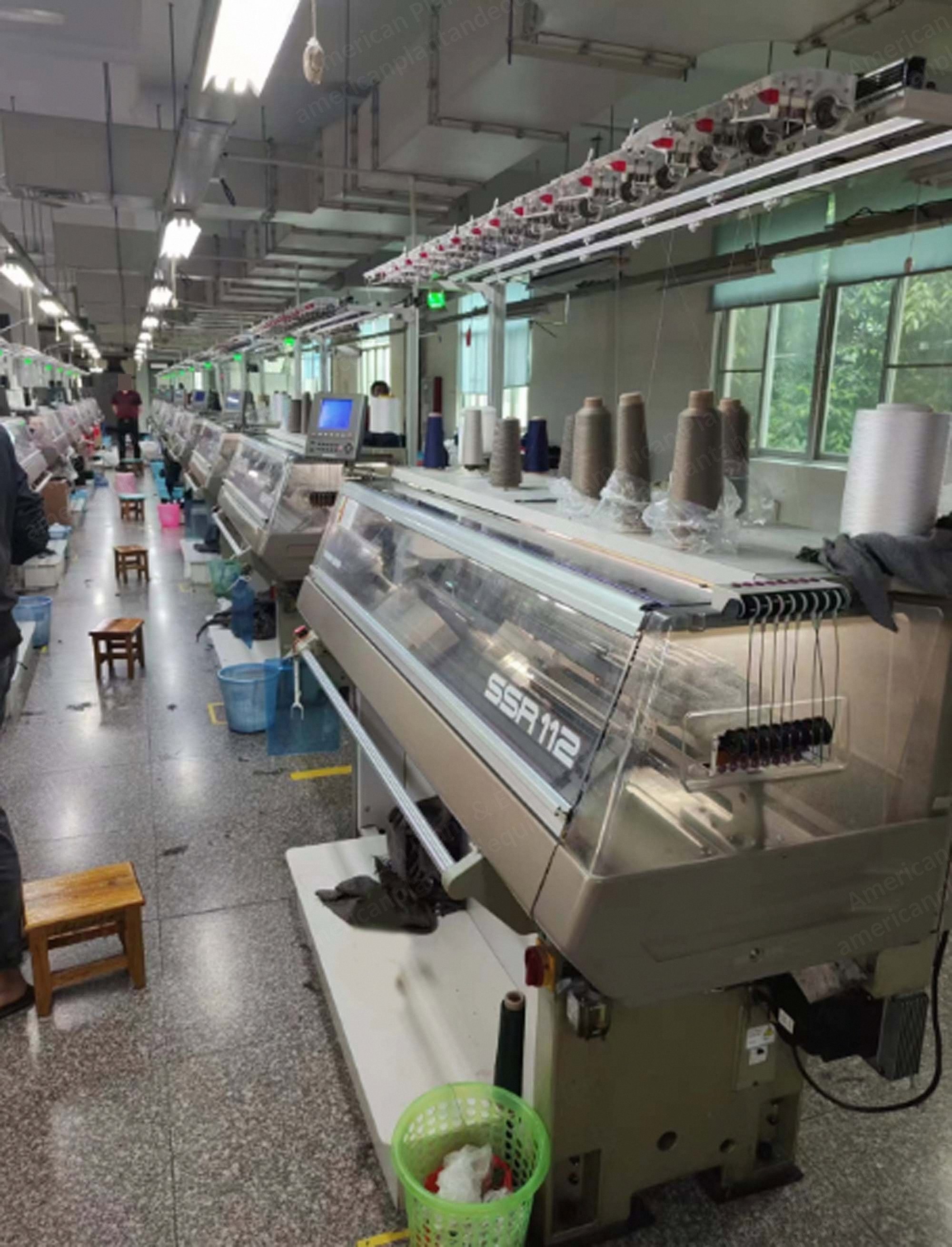 Shima Seiki, SSR 112, 2013 to 2015, Flat Knitting Machines, 45 Inches Width, 12G and 14G