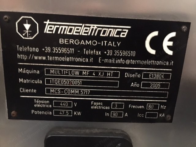 MSC, Dyeing Machine for Knitted Fabrics, 7500mm Width, CT301 Controller