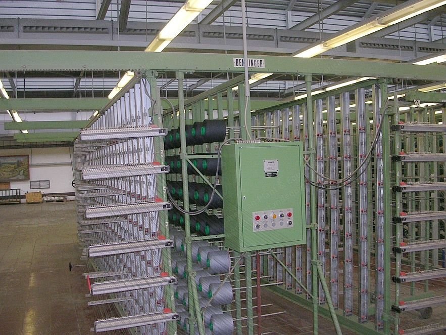 Benninger, Perfectronic, 1986, 2200mm Working Width, Silk and Rayon Warpers, with GAAB/GZB Creel