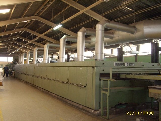 Monforts, Montex-12 G/K, 1991, 3200mm, 6 Zones, Pin/Clip Chain