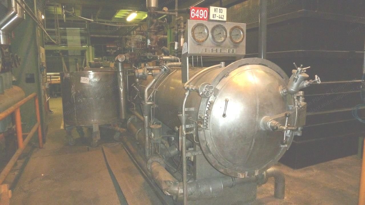 Then, Beam Dyeing Machine, 1961, 2200mm Fabric Width, 700 Liter, 1500mm Perforated Dye Drum