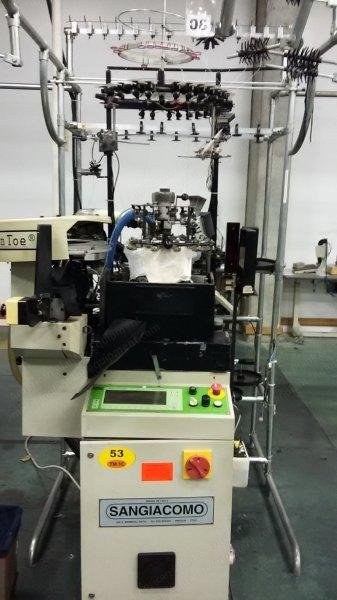 Sangiacomo, Fantasia New 1C Lintoe, 2001-2004, Sock Knitting Machine, 3 3/4" Cylinder, 36 Gauge