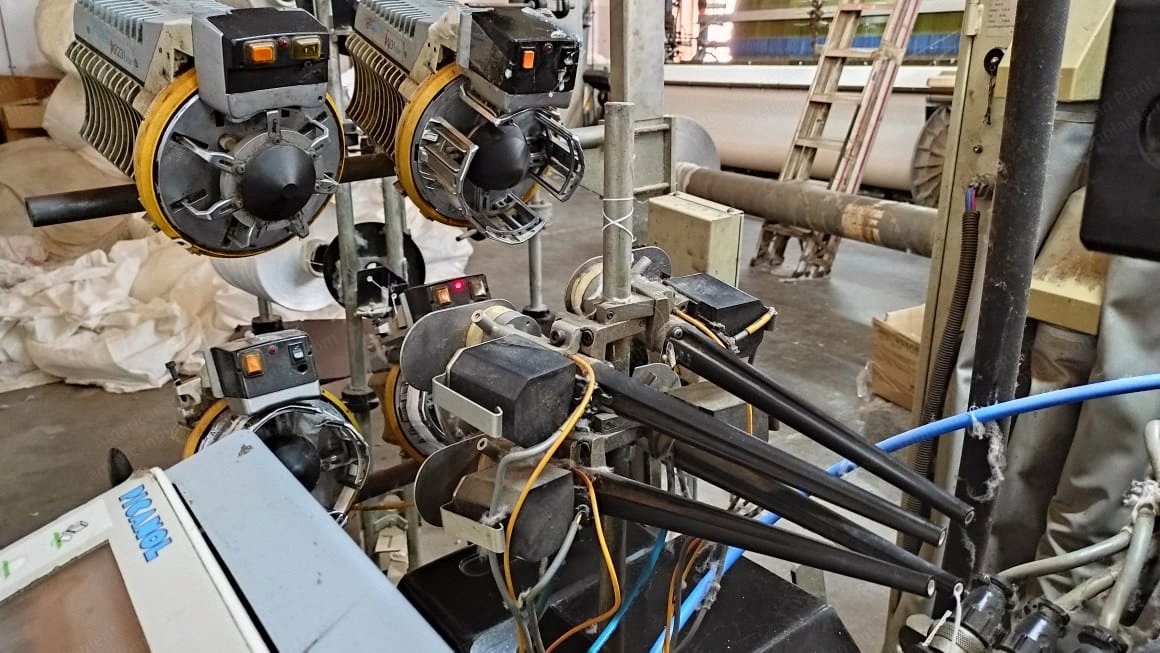 Picanol, Omni Plus, 2002-2006, Airjet Loom, Working Width 3400mm, 4 Colors, Staubli Dobby