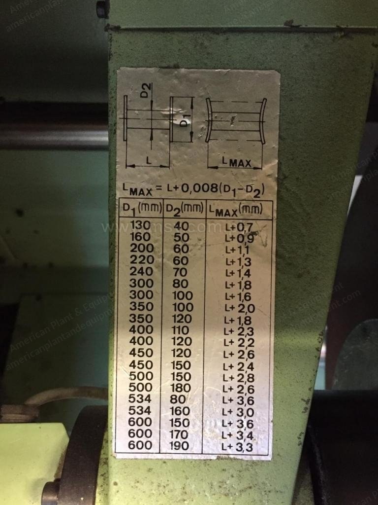 Jakob Muller, MW-650, 1994, Warper, Max Working Width 800mm