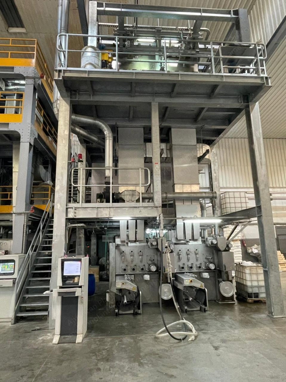 Oerlikon Neumag, BCF Spinning Line, 2018, 2 Winding Machines, Single Color, 5000 kg/day Capacity