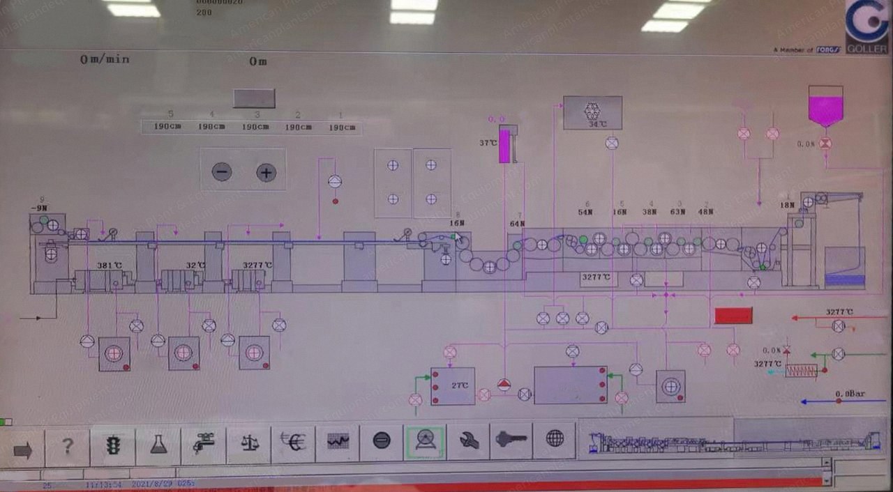 Goller, Bleaching and Mercerizing Machines, 2015 to 2018, Working Width 2400mm, 100 m/min