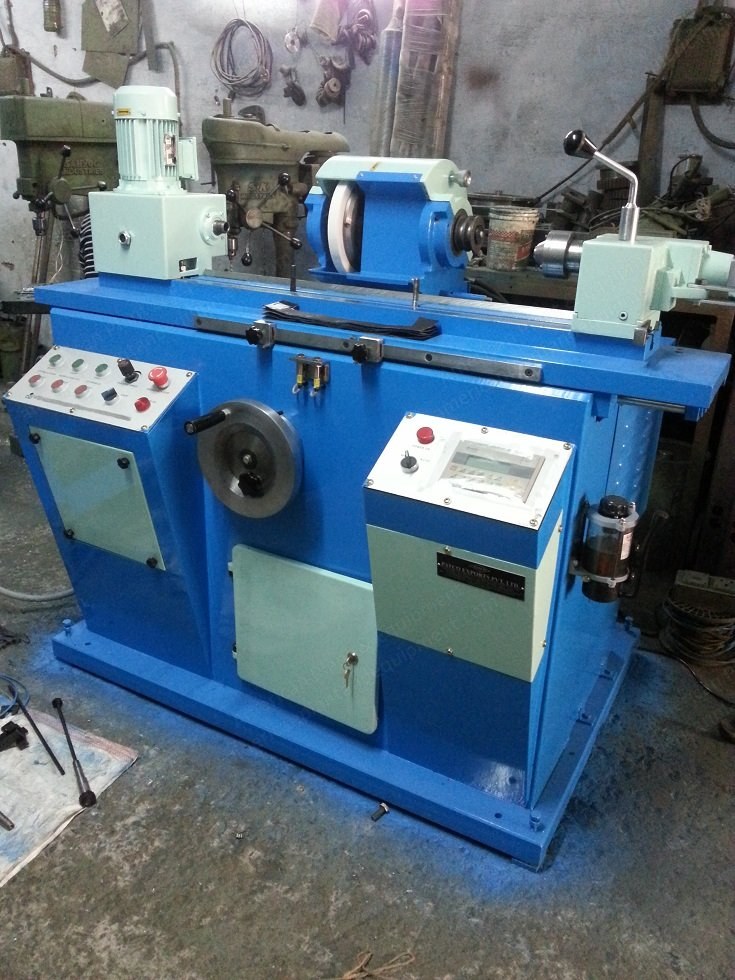 Patco, Hydraulic Cots Grinding Machine, Automatic Feeding Attachment, 200mm Emery Width, PLC Control