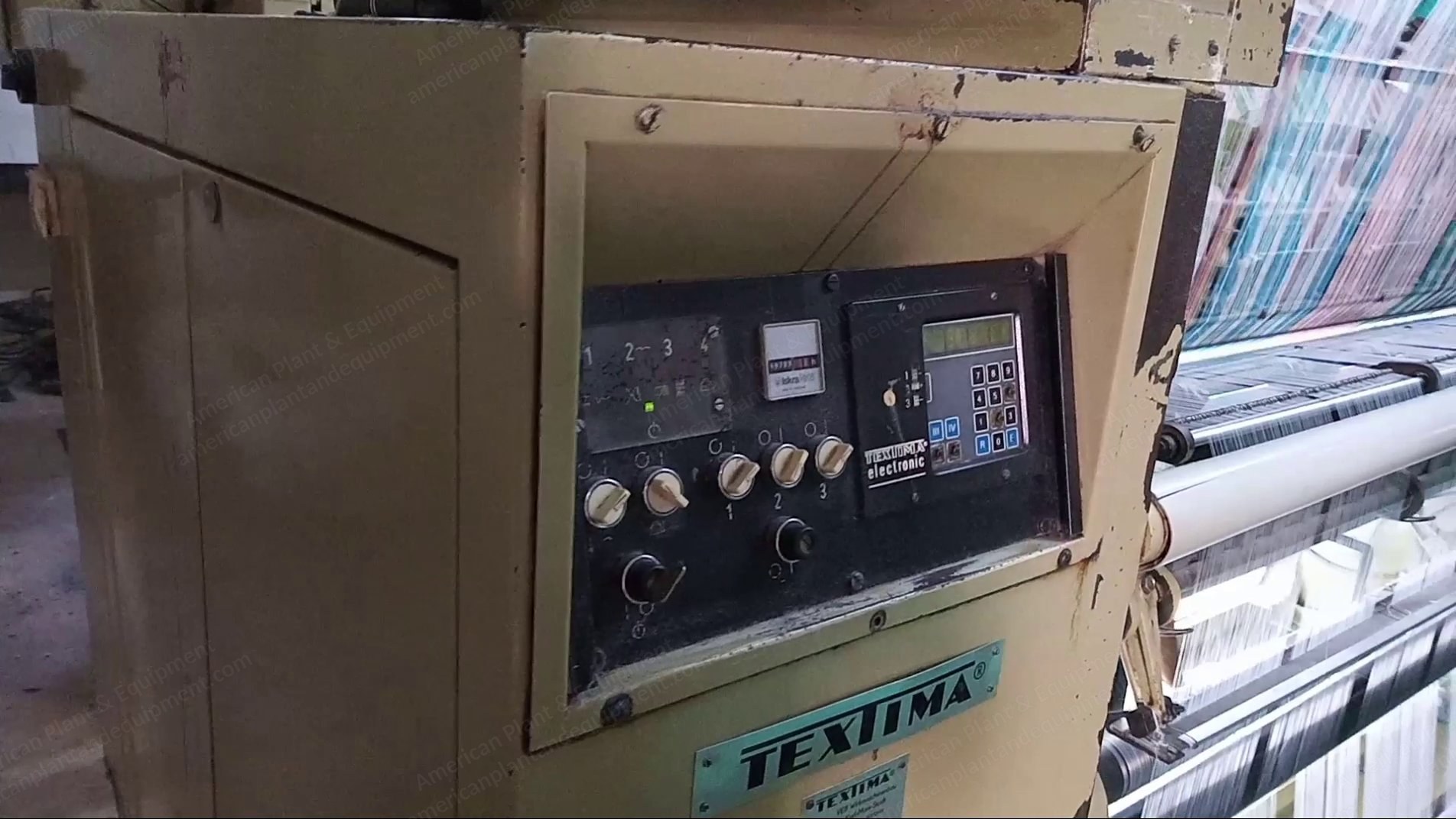 Textima Warping Machine, Small Beam