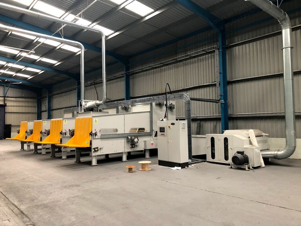 Blending Line with Bale Tippers, 1500mm, for Bast Fibers