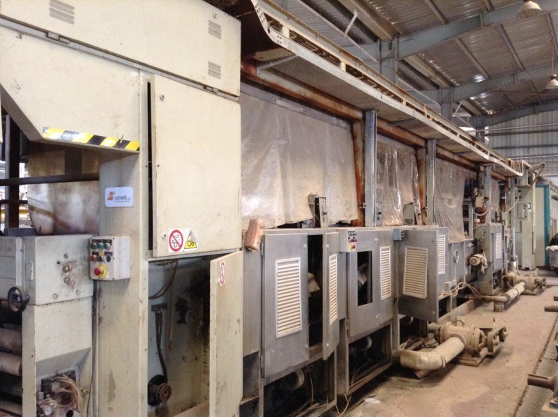 Salvade Continuous Washing Range, 2000mm, 1994, 5 Wash Boxes, with Dryer