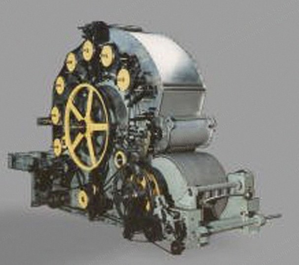 Befama, 3AGK, Carding Machine for Hat Felt, Working Width 500mm, Main Cylinder Diameter 1500mm