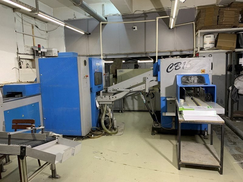 Muller Martini, Acoro A7, 2008, 430x305mm, 22 Clamps, 15 Gathering Stations