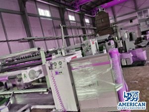 Jaewon Tech, Nonwoven 2-Roll Thermobonding Calender, 2021, 2500mm Working Width, Complete Line