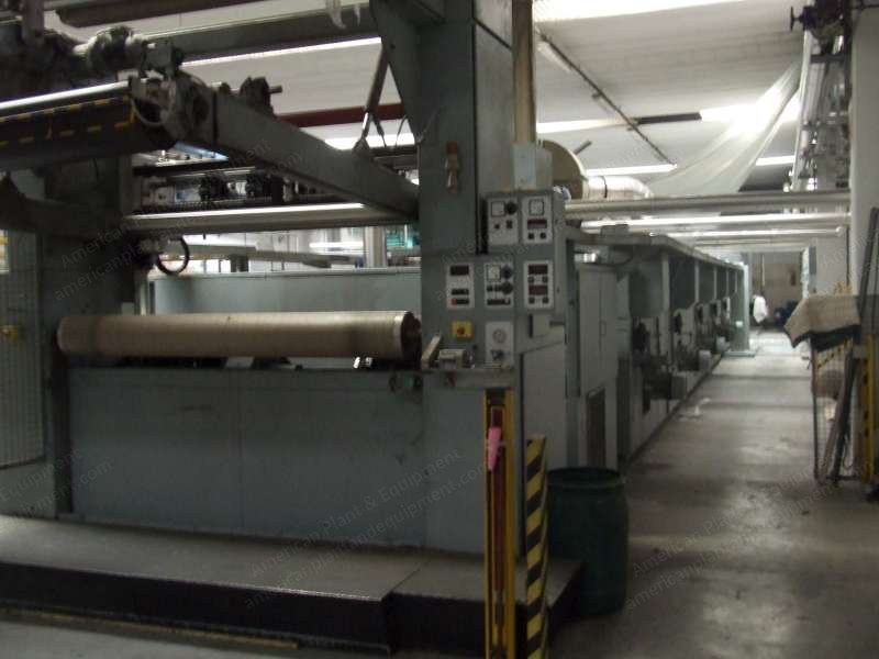 Bruckner, VN.6, 1995, Flat Stenter Machine, 2000mm Working Width, 6 Chambers, Oil Heated