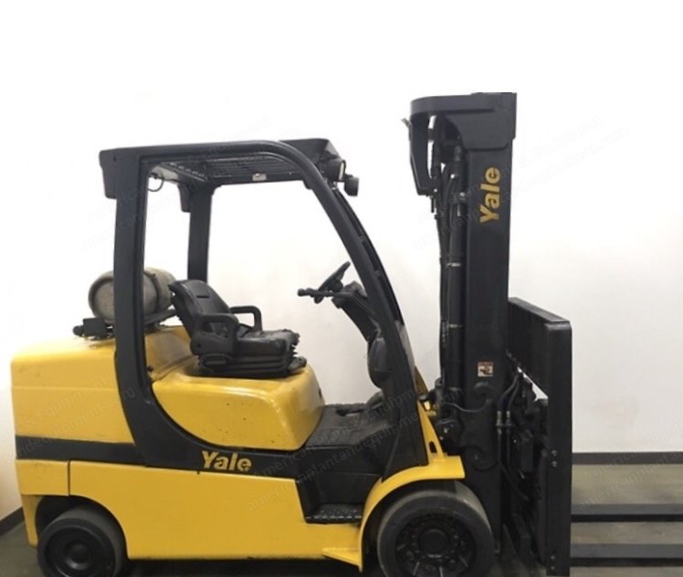Yale, GLC100VX, 2013, 10000 lbs Capacity, 92-185 Triple Mast, Sideshifting Fork Positioner, LP Gas