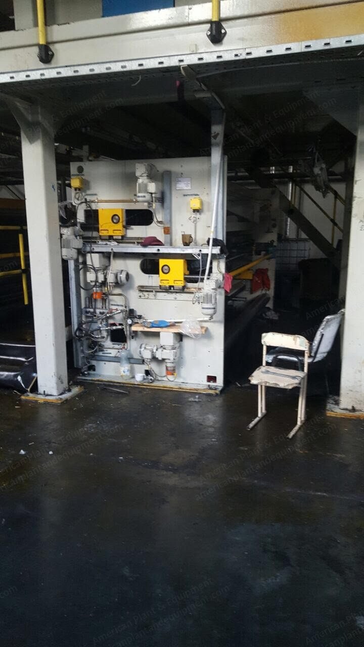 Zimmer Coating Line, 3200mm, 2005, for Tarpaulin, Automatic Thickness Control