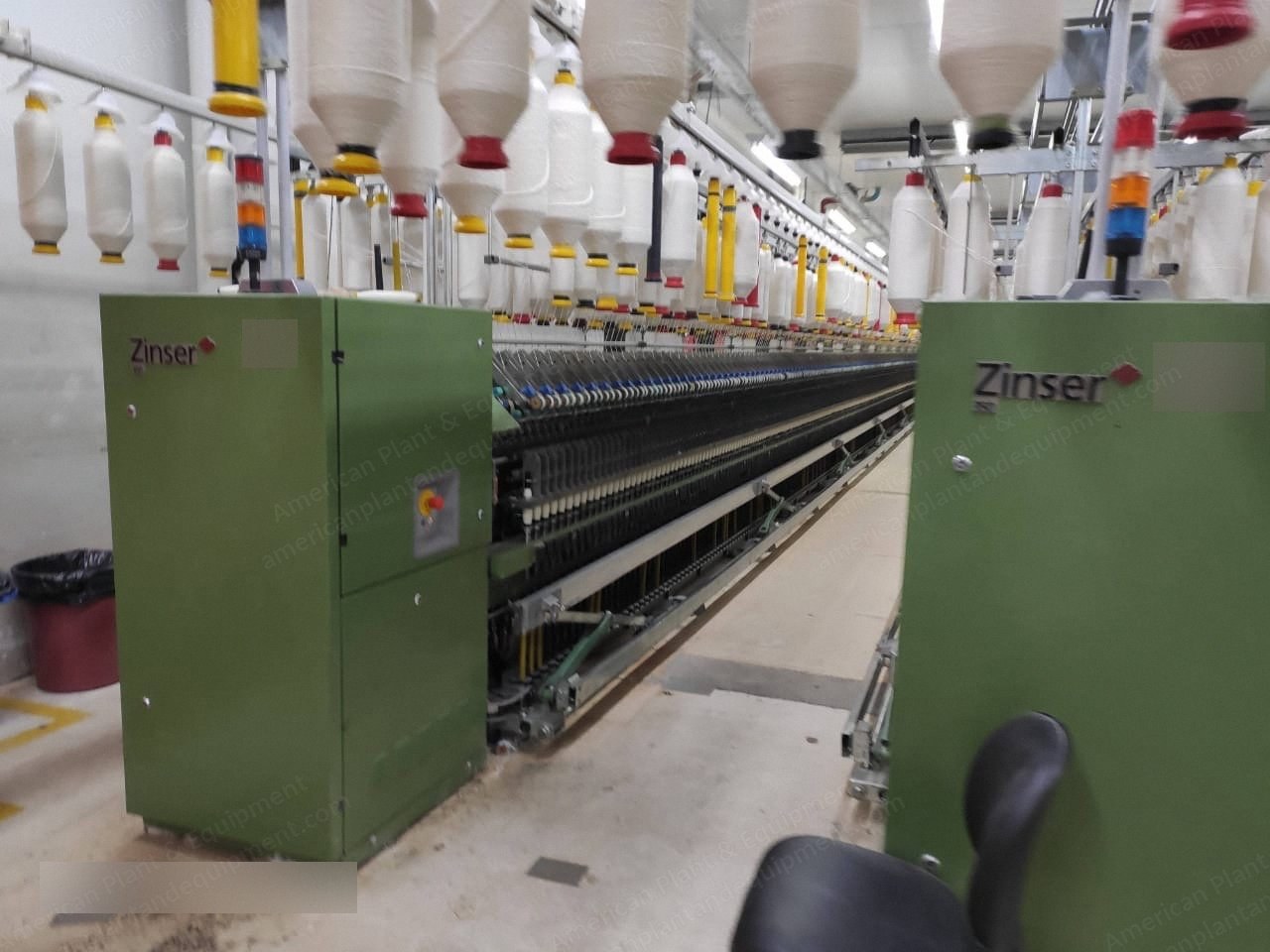 Zinser RML 350 Spinning Machines and Schlafhorst Autoconer 238 Typ D Winders, 2001, 380V, 60Hz
