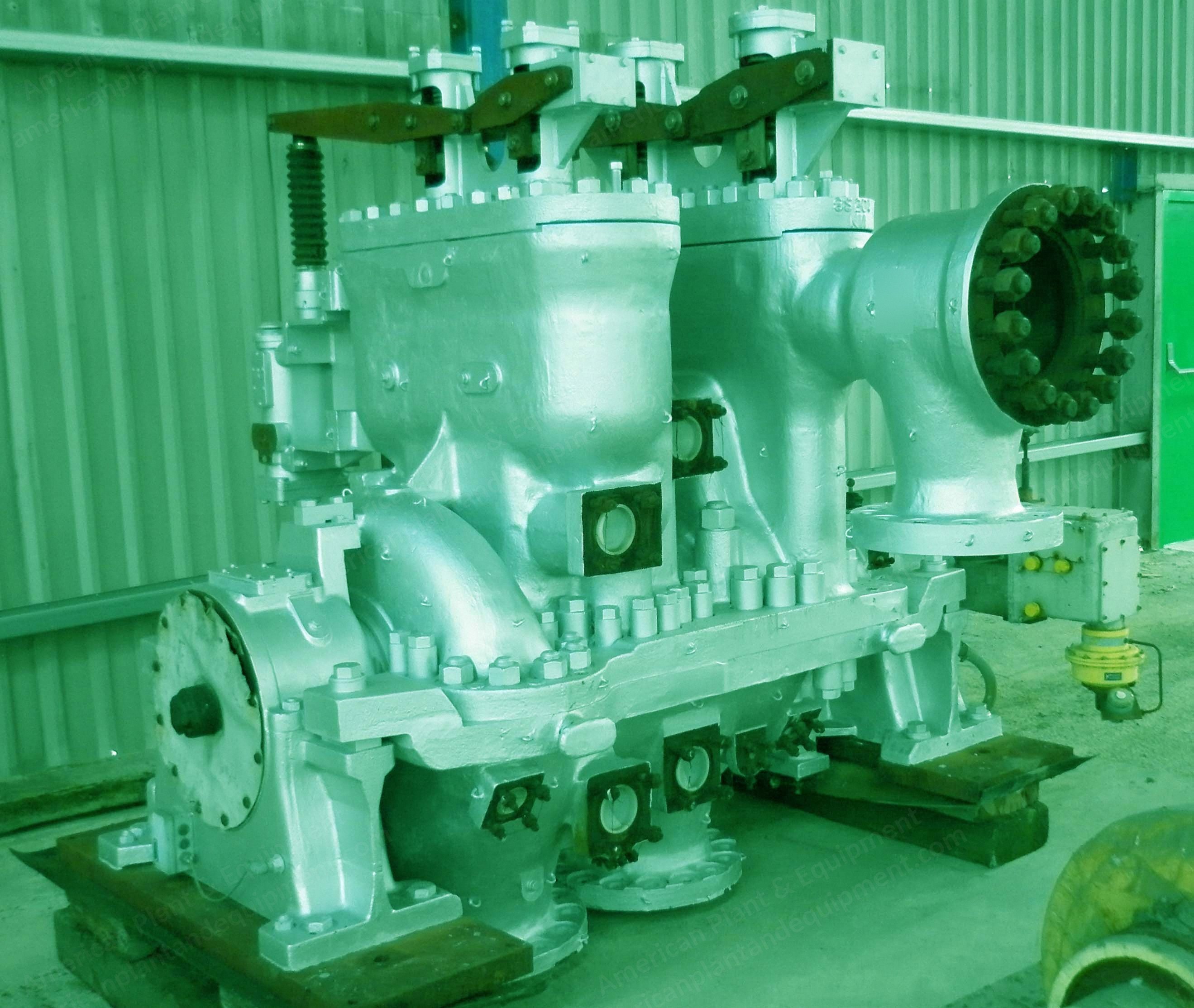 Siemens, EG-400-2, Steam Turbine, 8457 kW, 7595 RPM, 590 PSI Inlet