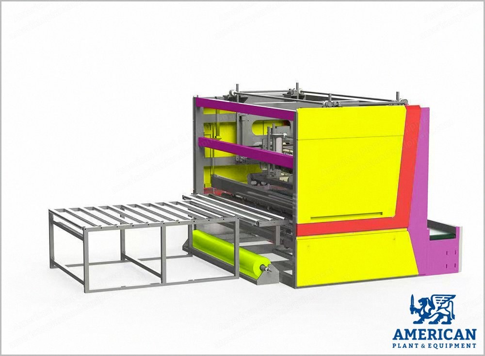 NovaStar, MP141, Automatic Mattress Roll Packing Machine, Max Mattress Size 2200x2000mm, 16 kW, with Folding Mechanism