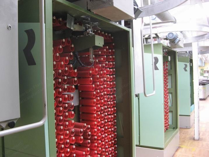 Rieter, Complete Open End Spinning Mill, 1987-1999, Blowroom, 24 Cards, 3 Draw Frames, 3 OE R20 Machines
