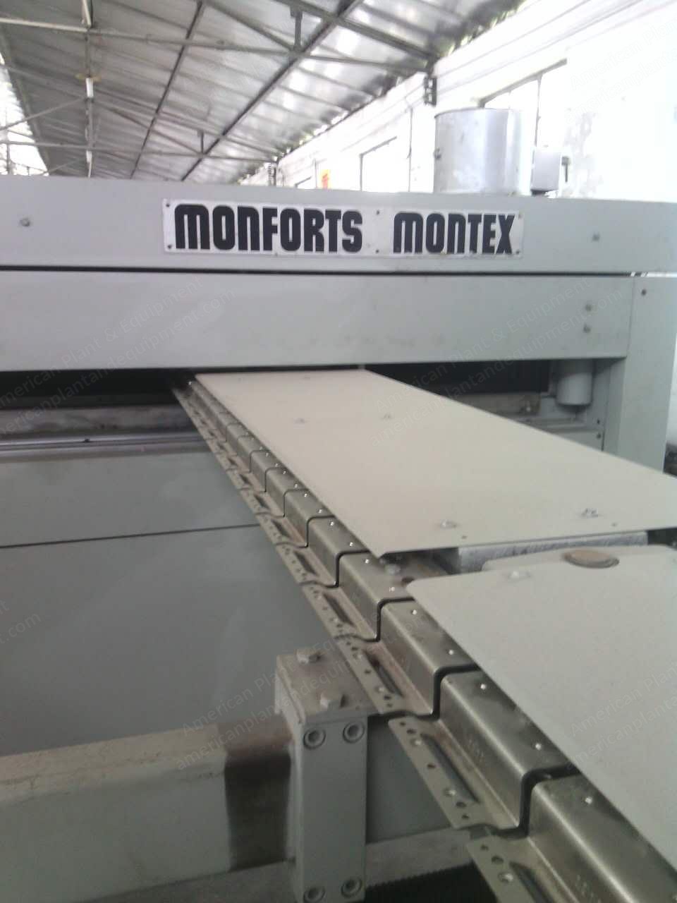 Monforts, 2003, 2600mm Width, 8 Chambers, Oil Heated, Pin Type