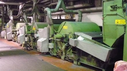 Italiana Rigenerazione, FB 110, 1995, Tearing Machine, 1500mm Working Width, 4 Swifts, 1000 kg/hr