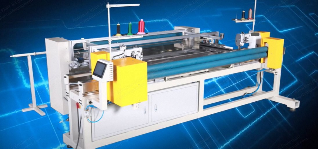 NovaStar, MB239, Computerized Continuous Edge Folding & Sewing Machine, Width 1800-2000mm, Max Speed 2000 RPM