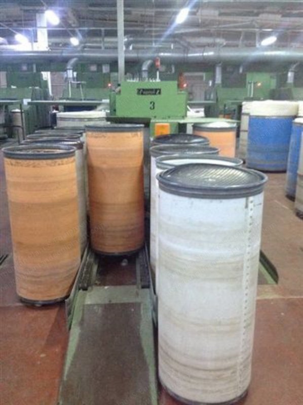 Complete Open End Spinning Plant, 1200 Rotors, 1990-2005, 10000 kg/day Capacity
