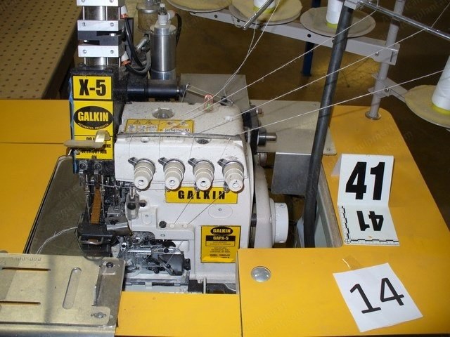 Galkin, GAPX-5, High Speed Serger Flanger, 1 Head, Needle 135x7 #22