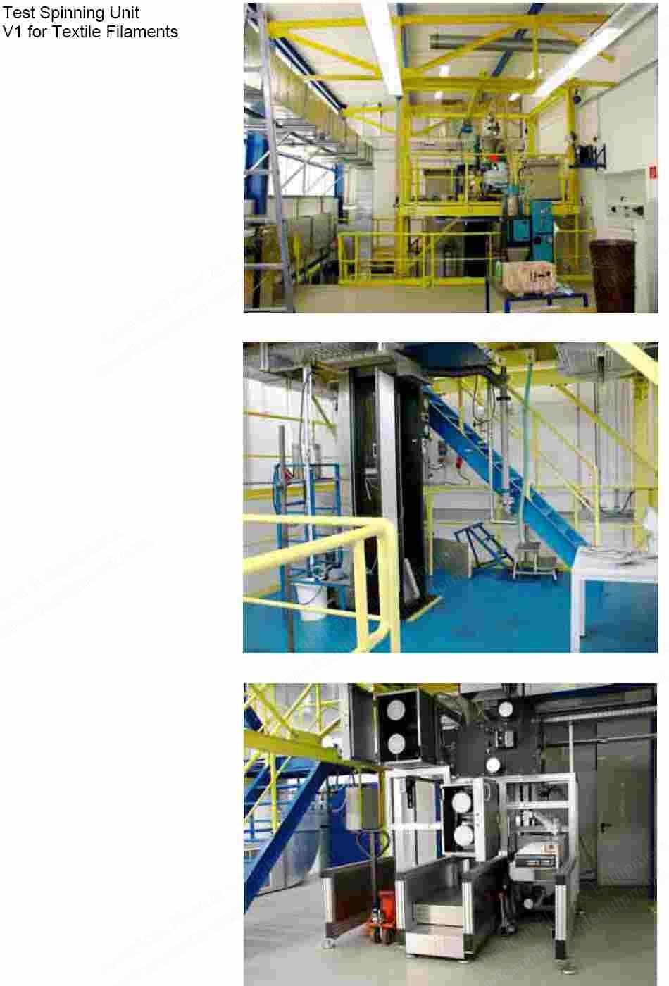 Omni Europe, Test Spinning Unit for Textile Filaments, 2002, Single Spinneret, POY/FDY, 8000 m/min