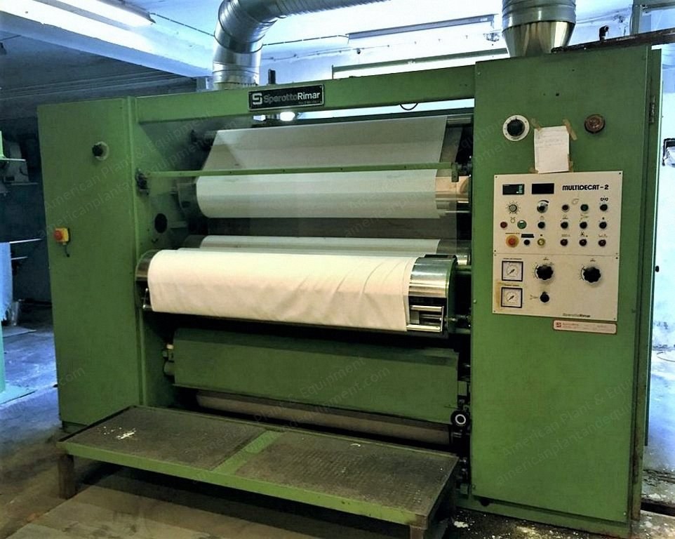 Sperotto Rimar, Multidecat 2, 1991, 1750mm Working Width, Continuous Decatising Machine