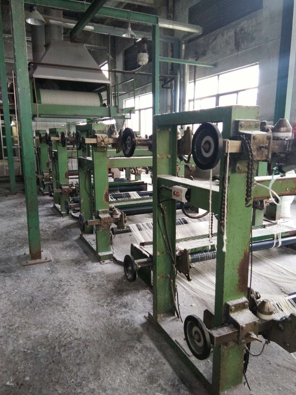 Karl Mayer Sizing Machine, 2400mm Working Width, 2003, 2 Sizing Boxes, 12 Cylinders