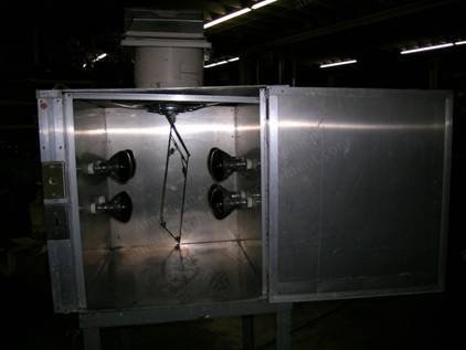 Custom IR Dry Oven with Forced Air, 25x26x26" Chamber, 110V