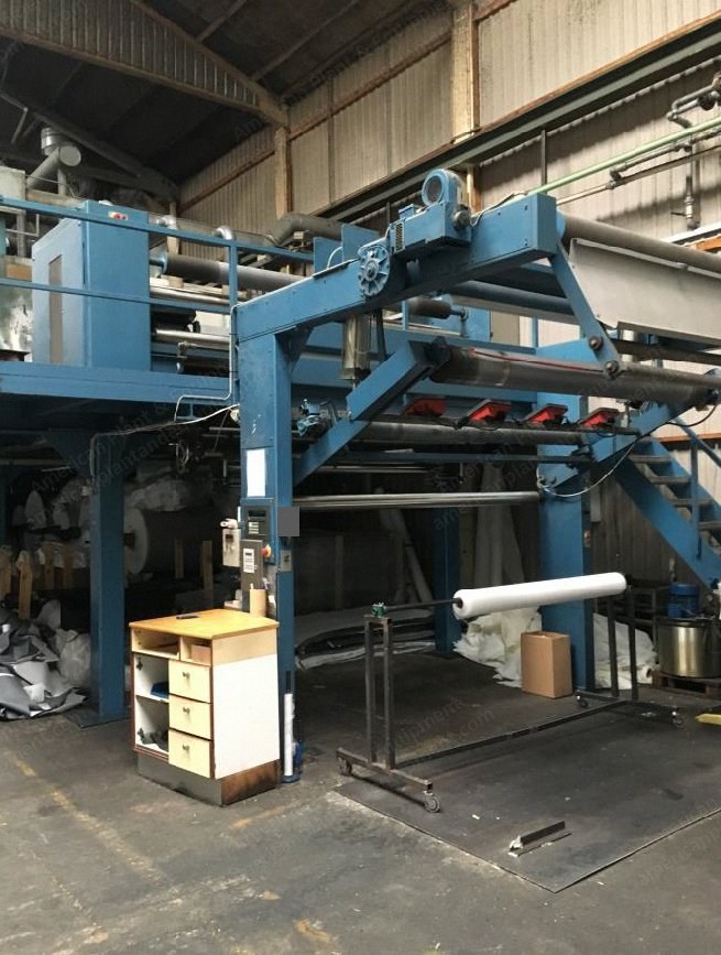 Krantz, 1995, 2200mm Working Width, 16 Meters, Clamps/Needles, A-Frame Unwinder/Rewinder