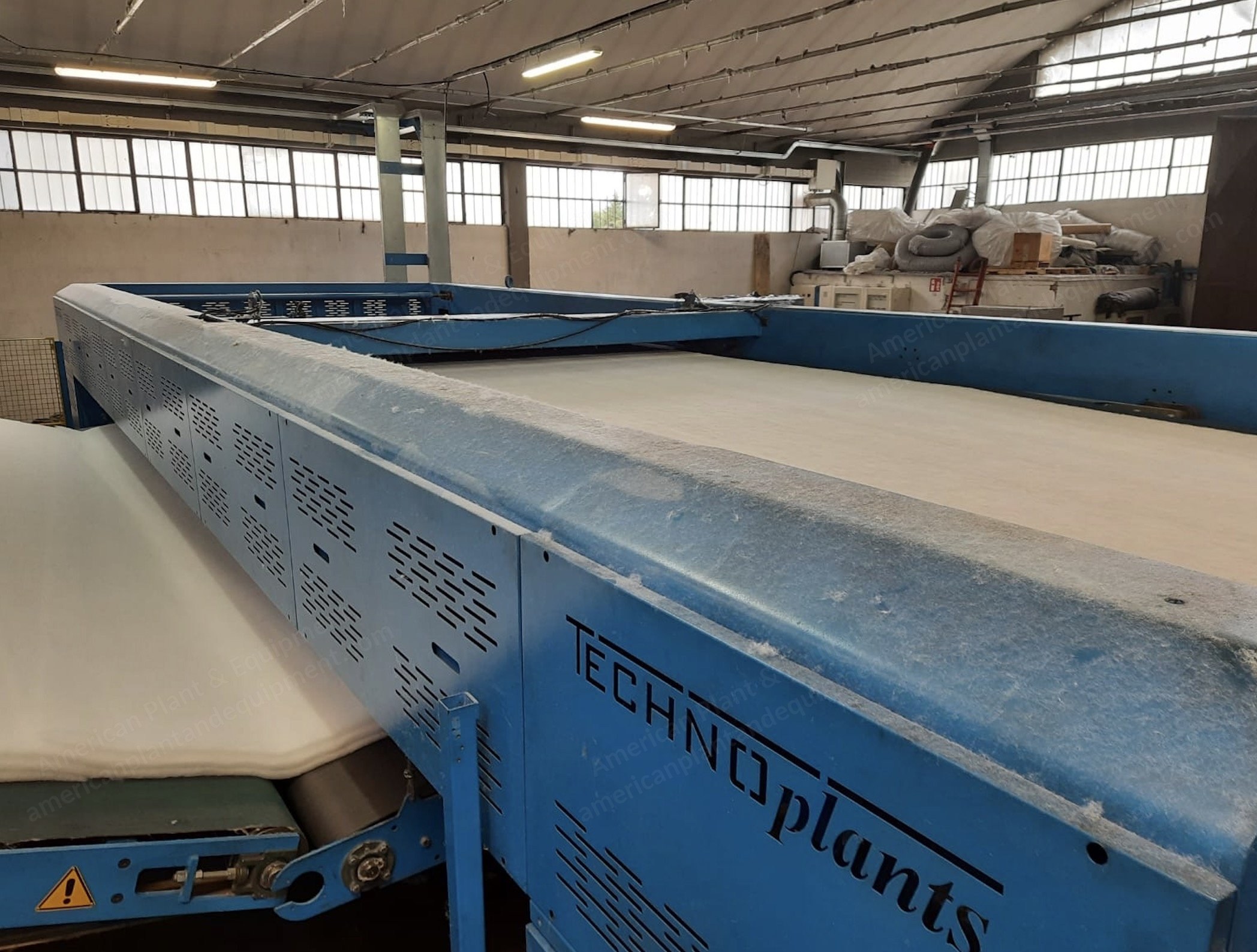 Technoplants Cross-Lapper, 2009, Input 3000mm, Output 8000mm, 100 m/min