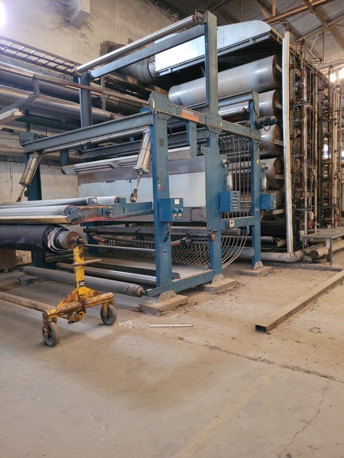 Benninger, Continuous Bleaching Range, 2006, Working Width 3400mm, Roller Width 3600mm, 10-100 m/min