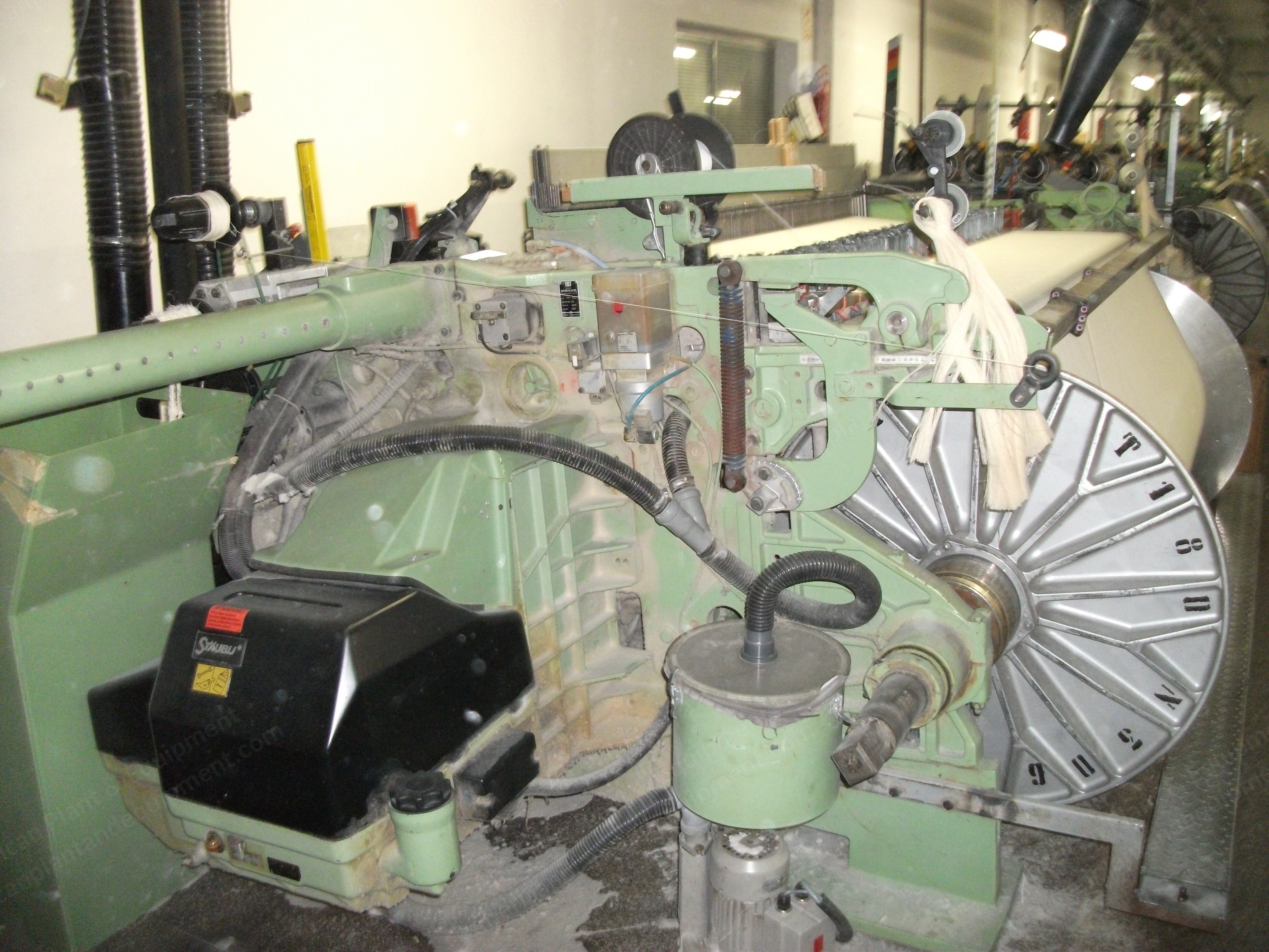 Dornier, PTV/PTS, 2002-2003, Rapier Looms, 2100mm, Dobby, 8 Colors