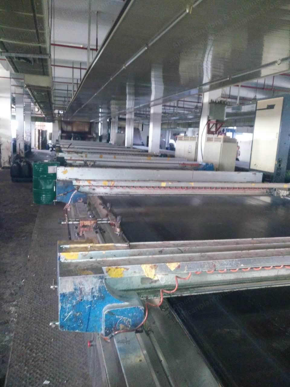 Key Cheng, Flat Bed Printing Machine, 2007, 12 Colors, Working Width 2400mm, 4 Drying Chambers