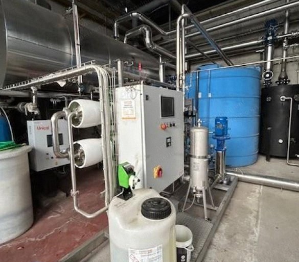 Unical, Trypass 12 8000, 2022, 8 Tons Steam Generator, with Facci Osmosis System