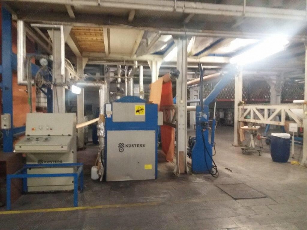 Kuster, Cold Patch Dyeing System, 2001, 3200mm Working Width, 60 Hz