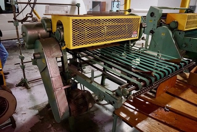 Beck Rotary Sheeter, 1120mm (45") Roll Width, 3 Unwinders, Vari-Speed Digital Drive