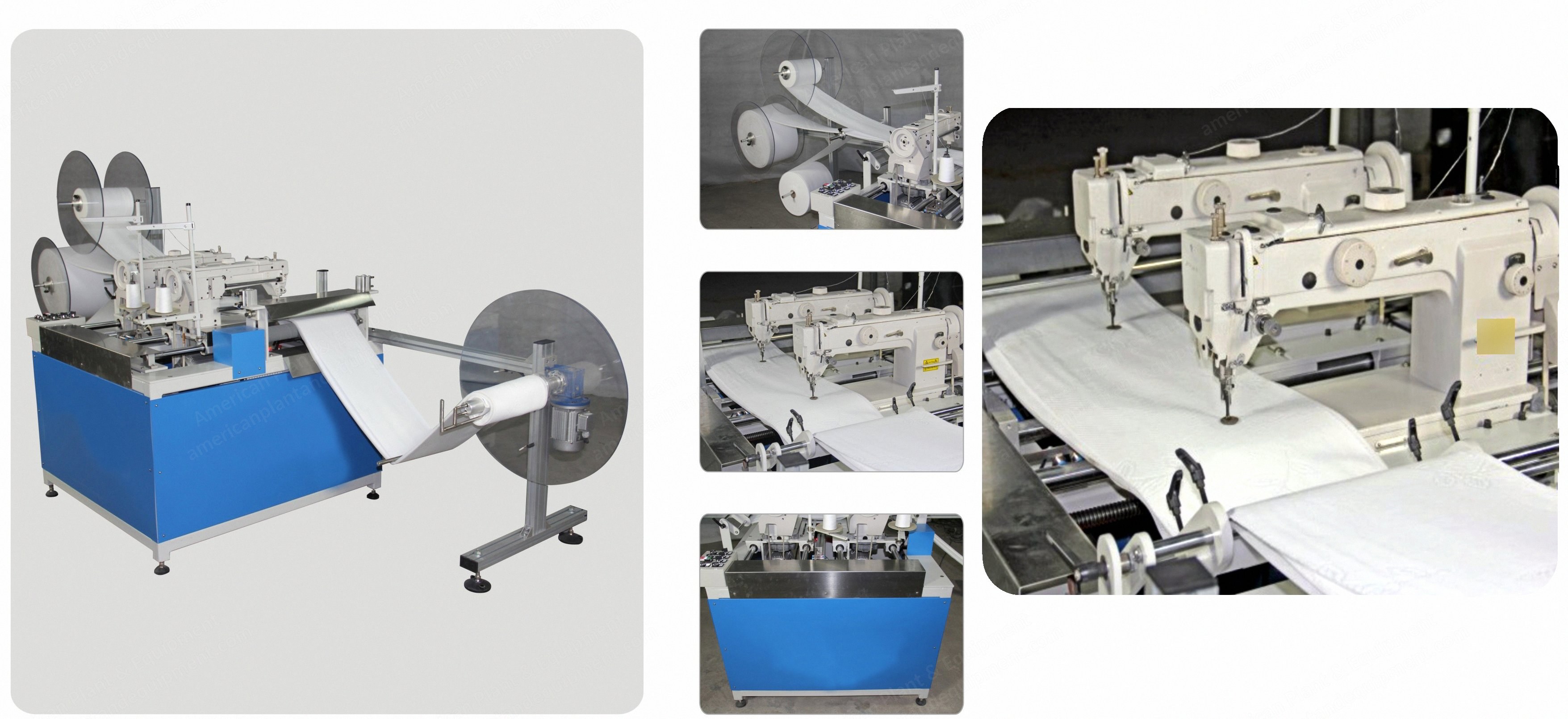 NovaStar, MB175, Mattress Border Vertical Lockstitch Machine, 2 Heads, 450mm Width